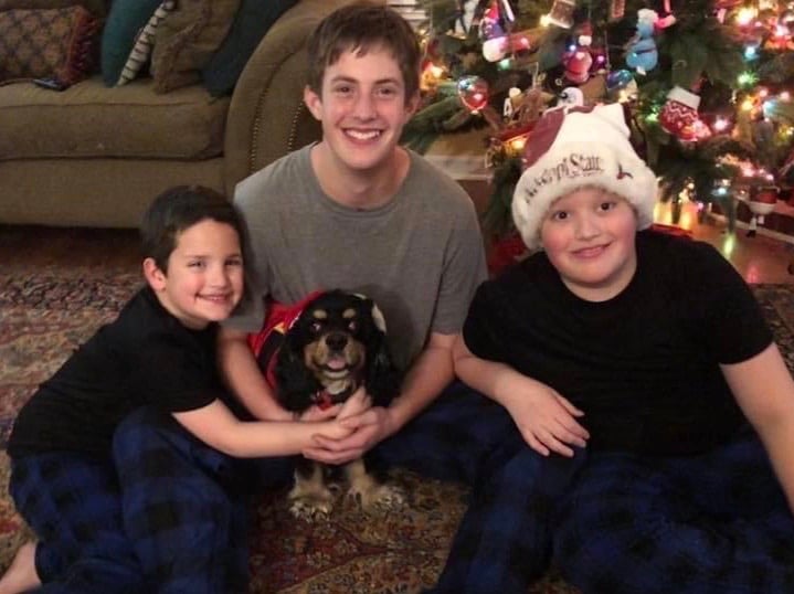 Will Comstock's kids and dog