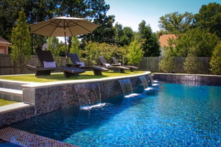 custom pool built by Michael Hatcher