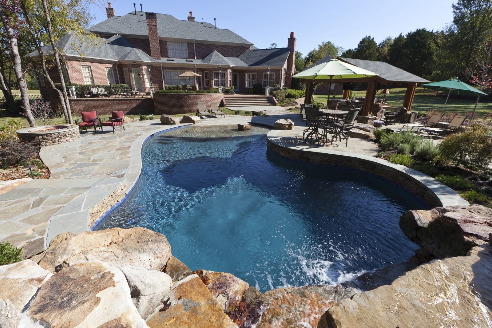 Outdoor Oasis Custom Gunite Pools | Michael Hatcher & Associates